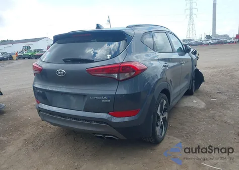 2016 Hyundai Tucson Limited из США, поврежденный, VIN KM8J3CA22GU226441